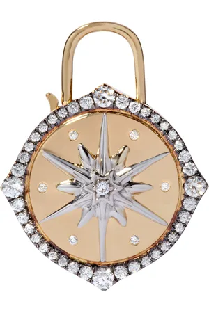 ANNOUSHKA Yellow and Diamond Lovelock Star Charm