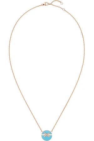 CHAUMET Small and Diamond Jeux de Liens Harmony Pendant Necklace