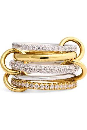 SPINELLI KILCOLLIN Mixed and Diamond Leo Petite Ring