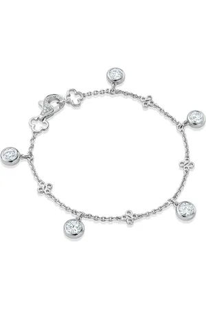 Boodles Platinum and Diamond Beach Bracelet