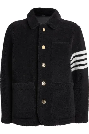 Thom Browne Shearling 4-Bar Jacket