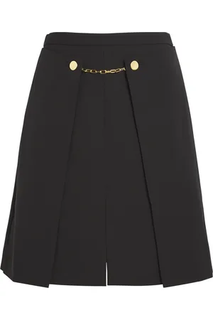 Ganni Twill Pleated Mini Skirt