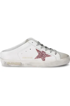 Golden Goose Glitter Super-Star Sabot Sneakers