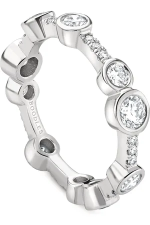 Boodles Platinum and Diamond Waterfall Ring