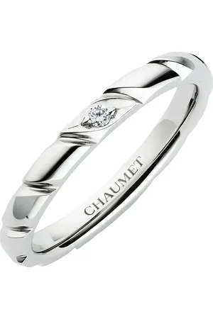 CHAUMET Platinum and Diamond Torsade de Wedding Band