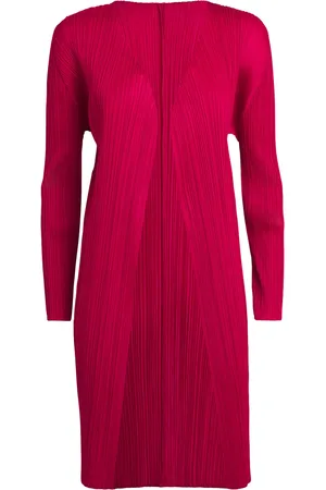 PLEATS PLEASE ISSEY MIYAKE New Colorful Basics Longline Cardigan