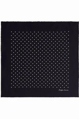 Ralph Lauren Silk Polka-Dot Pocket Square