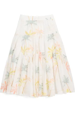 Chloé Cotton Palm Tree Print Skirt