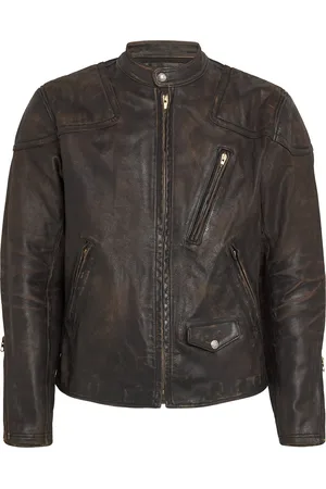 Ralph Lauren Moto Slim-Fit Leather Jacket