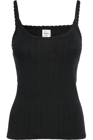 Leset Classic Pointelle Tank Top