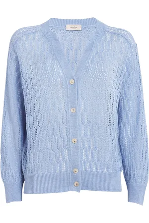 Agnona Linen-Silk Cardigan