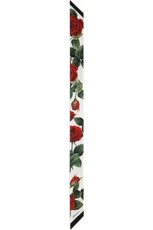 Dolce & Gabbana Rose Print Headscarf