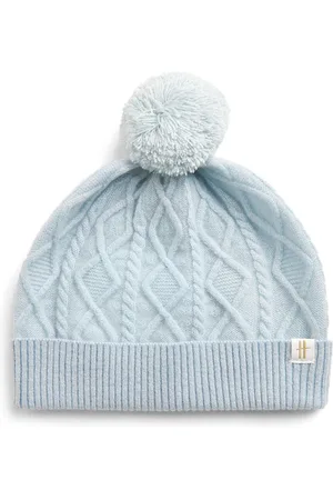 HARRODS Cashmere Cable-Knit Beanie