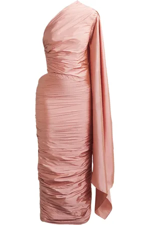 Sandra Mansour Ruched Echoes Ethereal Gown