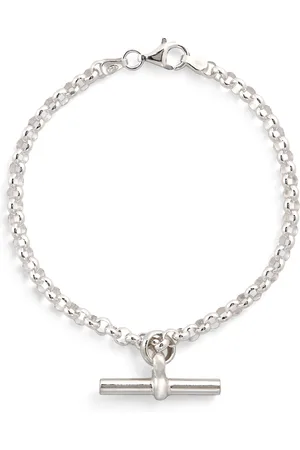 Tilly Sveaas Sterling T-Bar Belcher Chain Bracelet