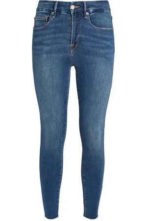 GOOD AMERICAN High-Rise Good Legs Cropped Skinny Jeans