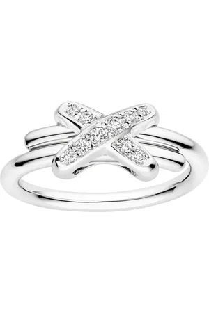 CHAUMET White Gold and Diamond Jeux de Liens Ring