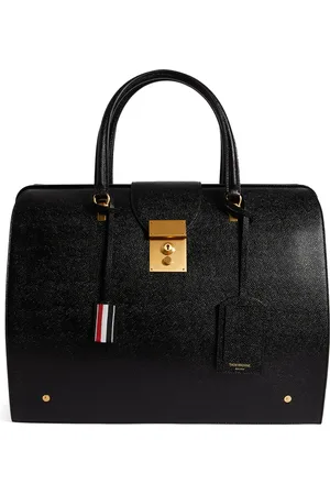 Thom Browne Leather Mr. Thom Weekend Bag