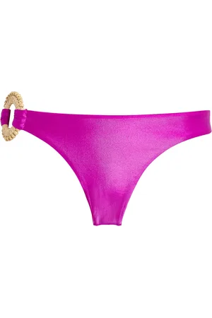 PATBO Raffia-Trim Groovy Bikini Briefs