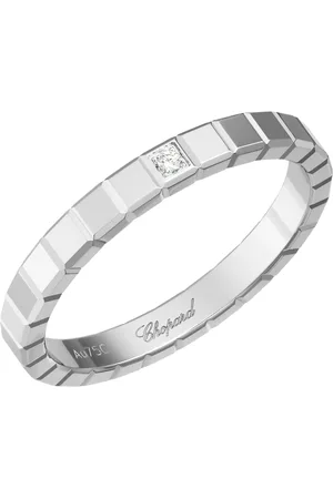 Chopard White Gold and Diamond Ice Cube Ring