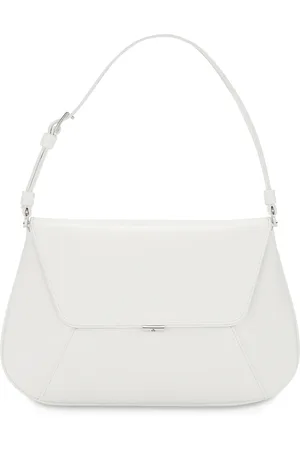 Amina Muaddi Leather Ami Shoulder Bag
