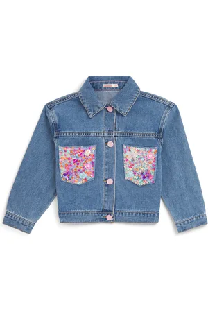 Billieblush Sequin-Embellished Denim Jacket