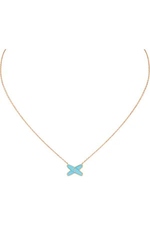 CHAUMET Diamond and Turquoise Jeux de Liens Pendant Necklace