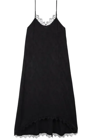 The Kooples Floral Satin Jacquard Maxi Dress