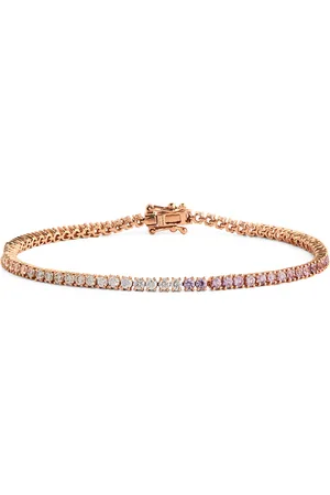 Anita Diamond and Pink Sapphire Hepburn Bracelet