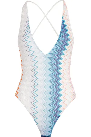 Missoni Zigzag Cross-Back Swimsuit