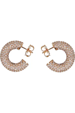Amina Muaddi Mini Cameron Hoop Earrings