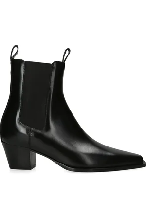 Totême Leather The City Ankle Boots 50