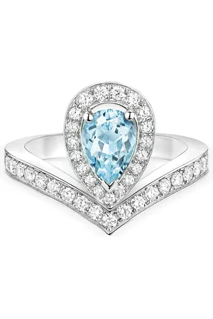 CHAUMET White Gold, Diamond and Aquamarine Joséphine Aigrette Ring