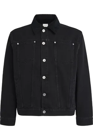 Drôle de Monsieur Corduroy-Collar Denim Jacket