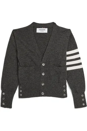 Thom Browne Cashmere 4-Bar V-Neck Cardigan