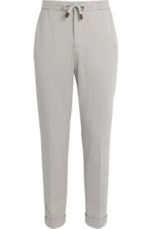 MARCO PESCAROLO Virgin Wool Drawstring Trousers