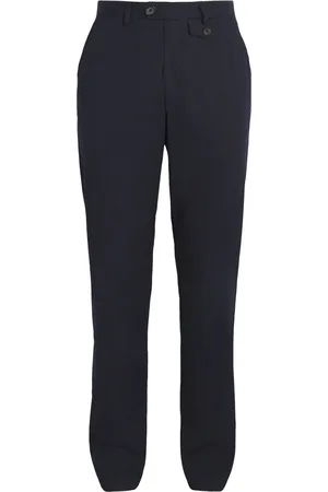 OLIVER SPENCER Cotton Fishtail Tapered Trousers