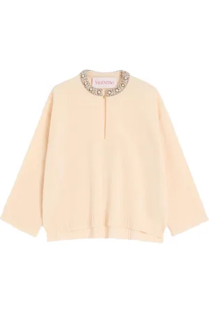 VALENTINO GARAVANI Virgin Wool Embellished Cardigan