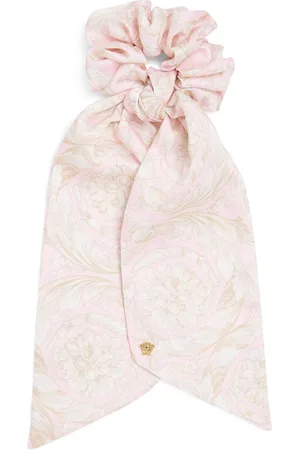 VERSACE Satin Barocco Print Scrunchie