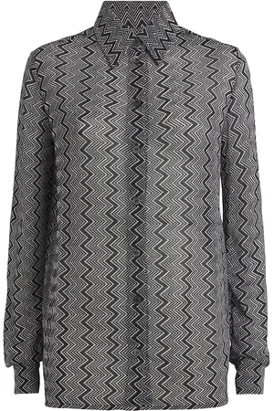 Missoni Semi-Sheer Zigzag Shirt