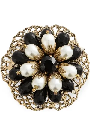 Dolce & Gabbana Embellished Flower Brooch