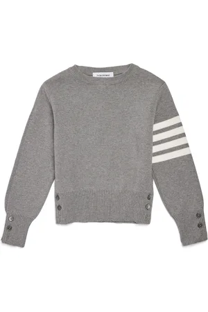 Thom Browne Milano-Stitch 4-Bar Sweater