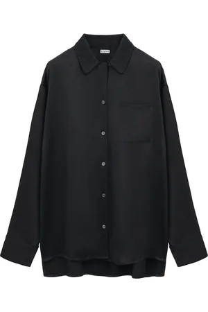 Loewe Satin Longline Anagram Shirt