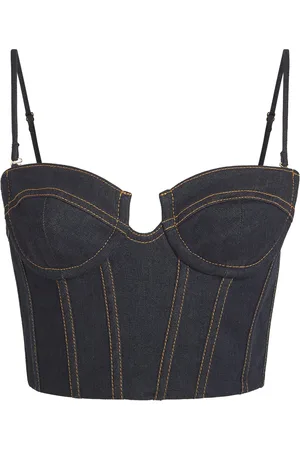 ZIMMERMANN Denim Corset Top