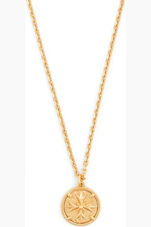EMANUELE BICOCCHI Plated Coin Pendant Necklace