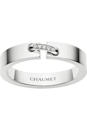 CHAUMET White Gold and Diamond Liens Évidence Wedding Band