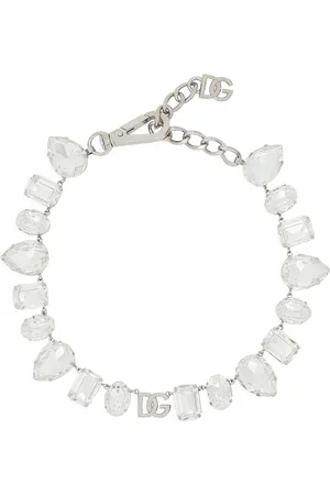 Dolce & Gabbana Rhinestone Dg Logo Choker