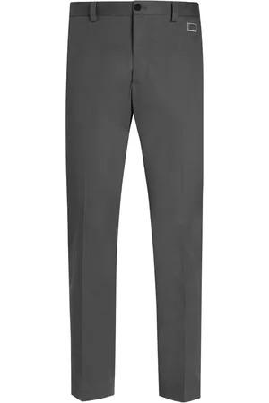 Dolce & Gabbana Cotton Slim Trousers