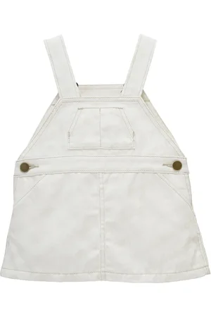Miki House Logo Print Dungarees