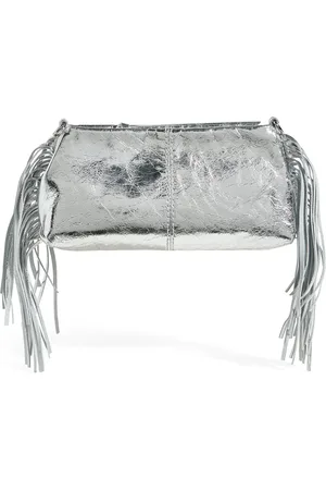 Maje Leather Miss M Clutch Bag